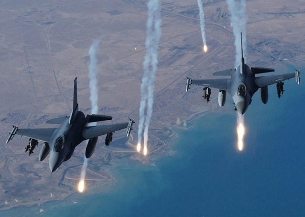 Rus qırıcısı Türkiyə sərhədini keçdi - F-16-lar bombalanmış əraziyə uçdu